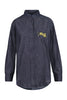 Jumping Tiger Denim Shirt Kenzo Embroidered Long Sleeve
