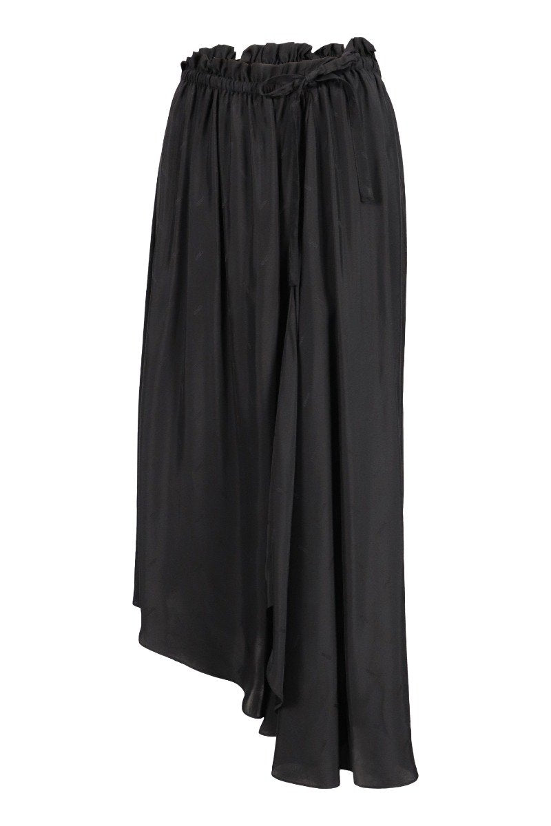 Asymmetrical Midi Skirt Women Fashion Elegant Promotion Deals