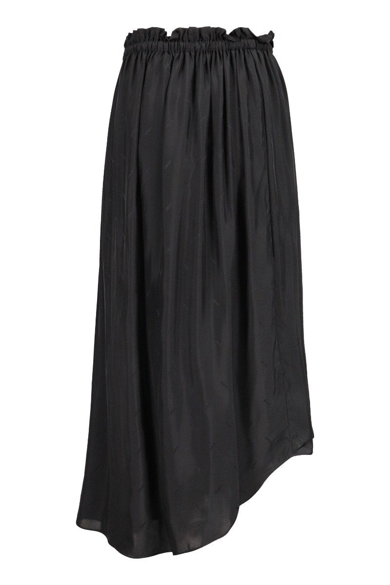 Asymmetrical Midi Skirt Women Fashion Elegant Promotion Deals