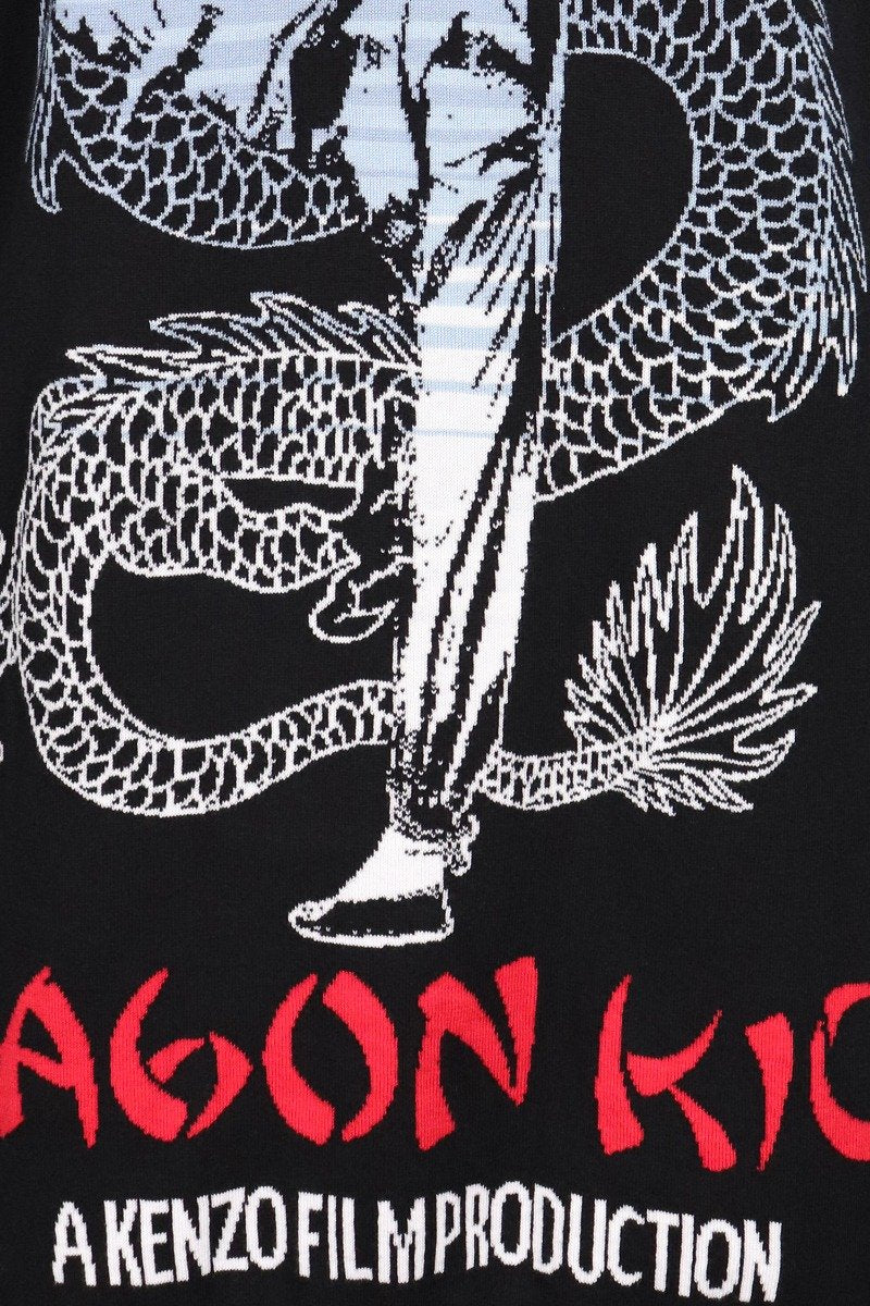 Dragon Kick Knit Dress Women Fashion Dress Kenzo Paris