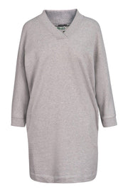 Kenzo Paris Sweat Dress Women Fashion Long-Sleeve Cotton Casual Onepiece