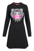 Tiger Sweat Dress Women Fashion Kenzo Paris Cotton Long Sleeve One Piece