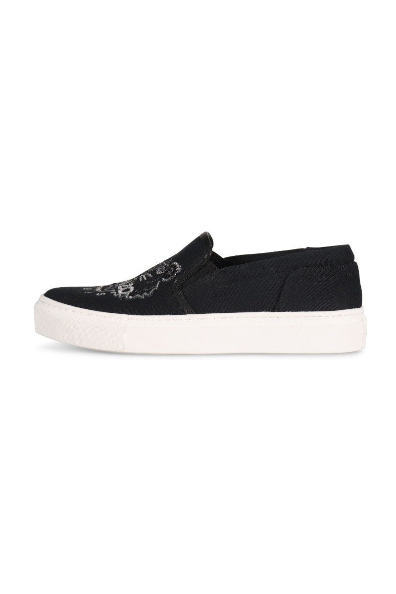 Tiger Slip-On Sneaker Canvas Casual Women Fashion Kenzo Paris 