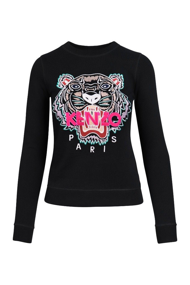 Tiger Sweatshirt Women Fashion Kenzo Paris Cotton Long Sleeve Casual
