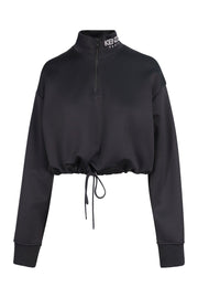 Kenzo Paris Crop Top Women Fashion Polyamide-Blend High-Neck Casual Streetwear Hipster Stylish