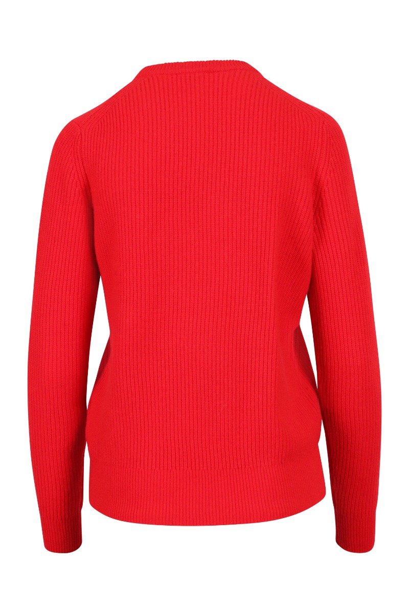 Indonesian Flower Sweater Wool Long Sleeve Embroidery 