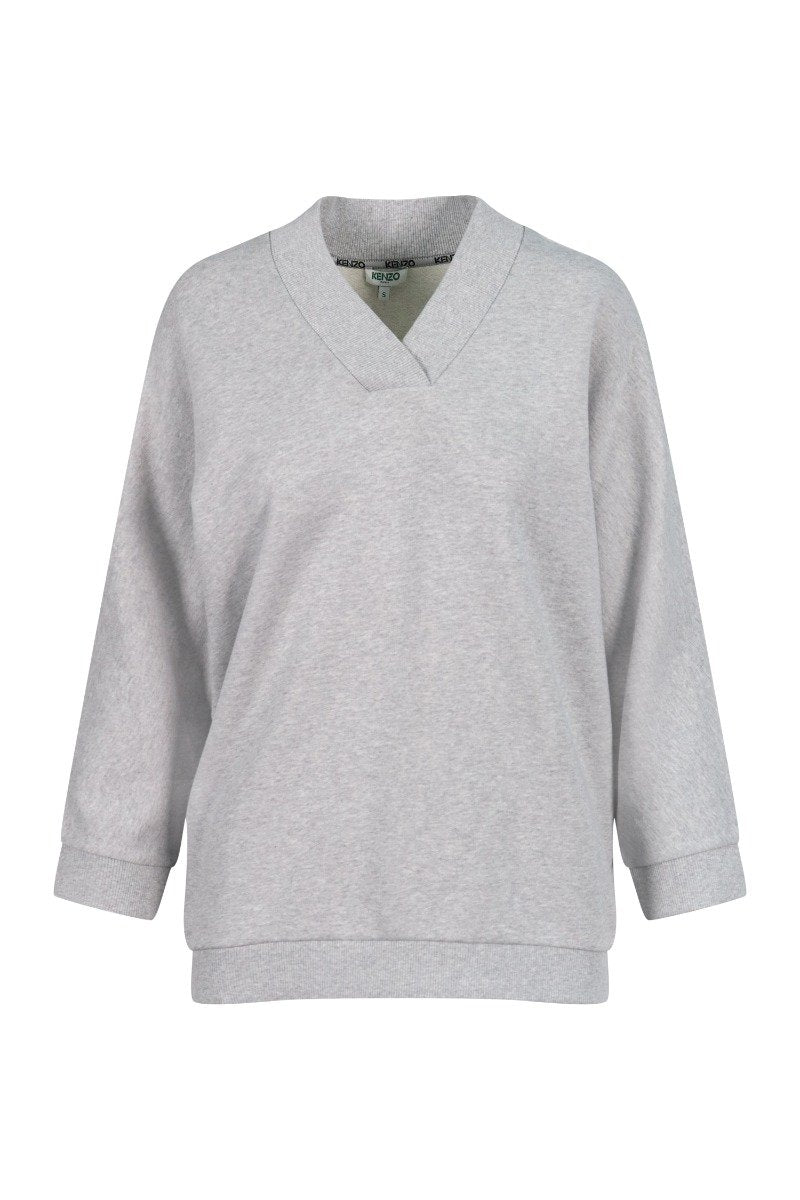 Kenzo Paris Sweatshirt Men Fashion Three-Quarter-Length Sleeve Cotton Casual Trendy 