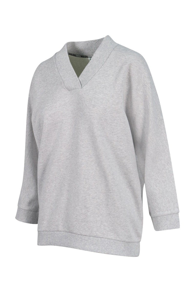 Kenzo Paris Sweatshirt Men Fashion Three-Quarter-Length Sleeve Cotton Casual Trendy 