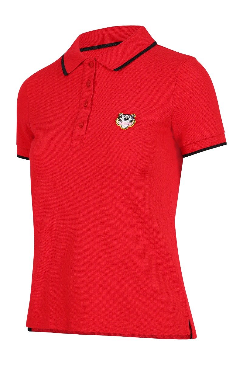 Tiger Polo Shirt Women Fashion Kenzo Paris Cotton Short Sleeve Casual