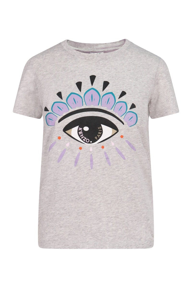 Eye T-shirt Kenzo Paris Short Sleeves Top Unisex Men Women Basic Casual 