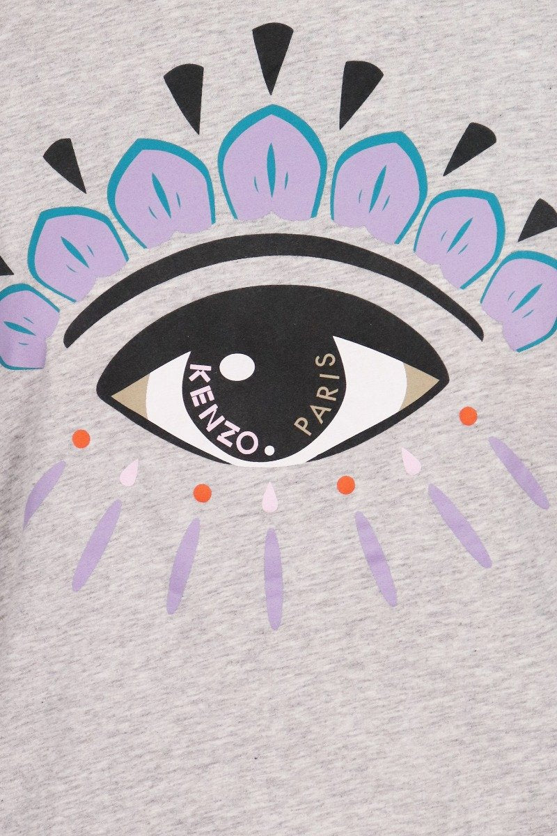 Eye T-shirt Kenzo Paris Short Sleeves Top Unisex Men Women Basic Casual 
