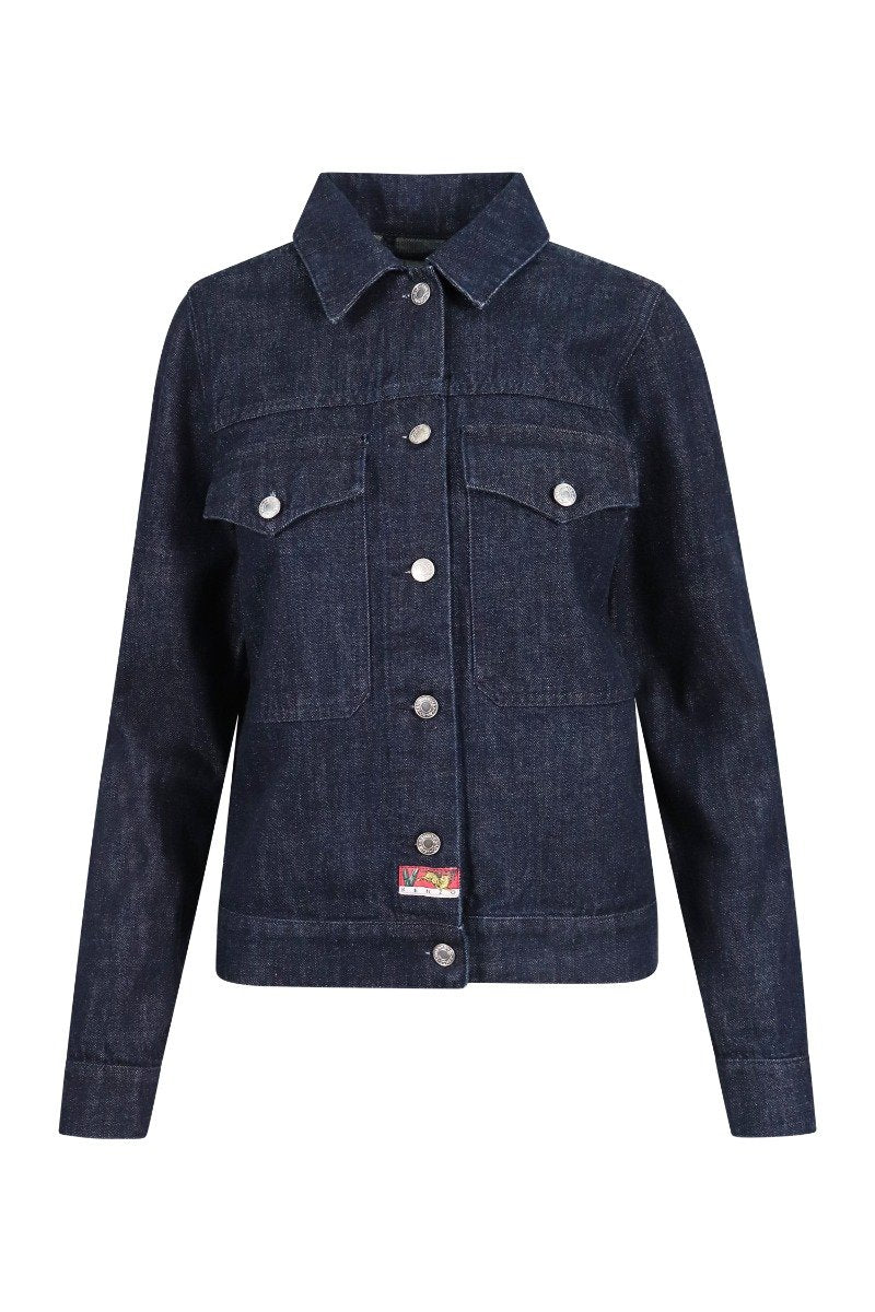 Denim Jacket Cotton Fashion Unisex Men Women Jacket Outer Long Sleeves 