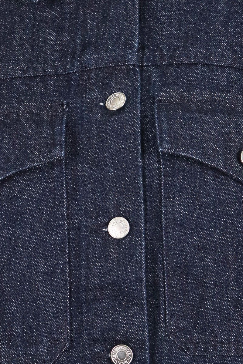 Denim Jacket Cotton Fashion Unisex Men Women Jacket Outer Long Sleeves 