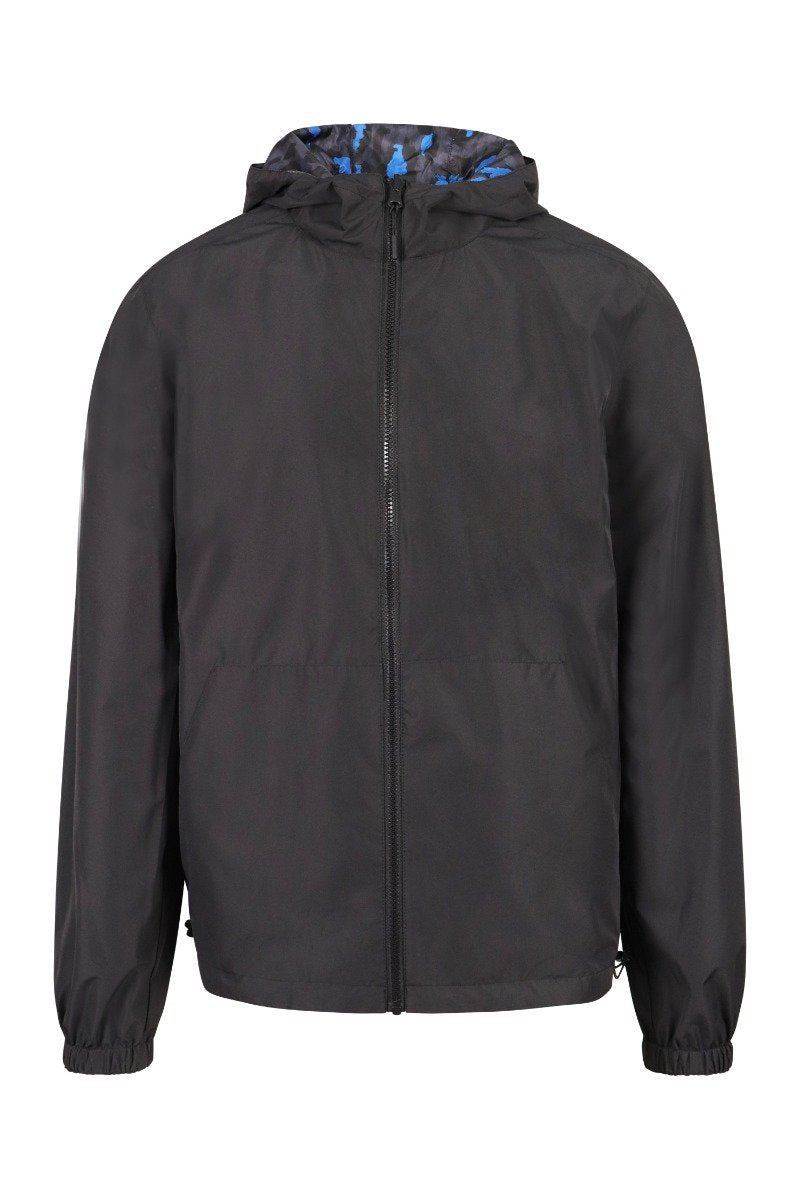 Kenzo Logo Windbreaker Jacket Men Fashion Polyester Long-Sleeve Trendy Casual Outwear Waterproof Nylon Reversible