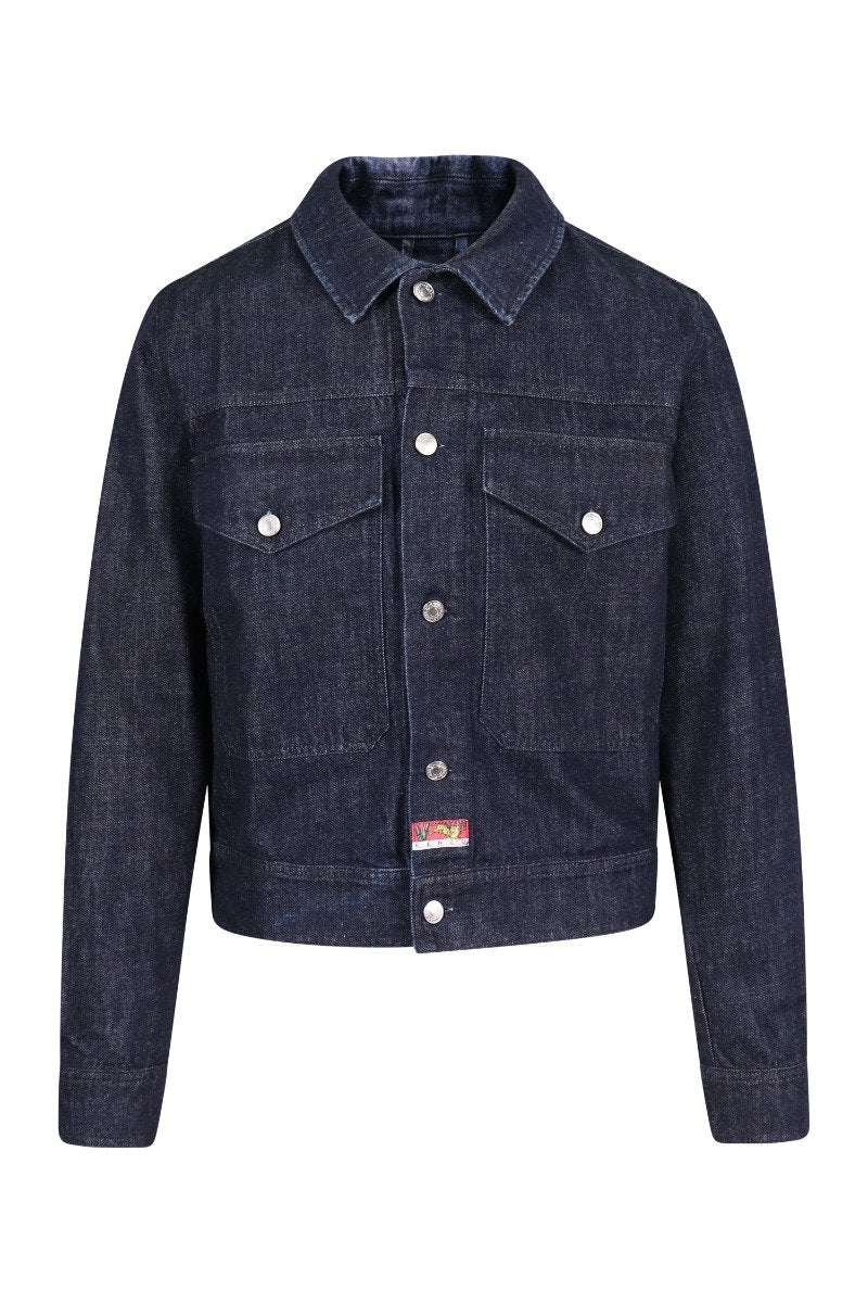 Dragon Denim Jacket Cotton Unisex Men Women Fashion