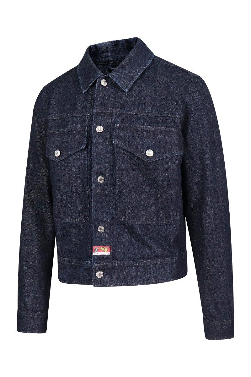 Dragon Denim Jacket Cotton Unisex Men Women Fashion