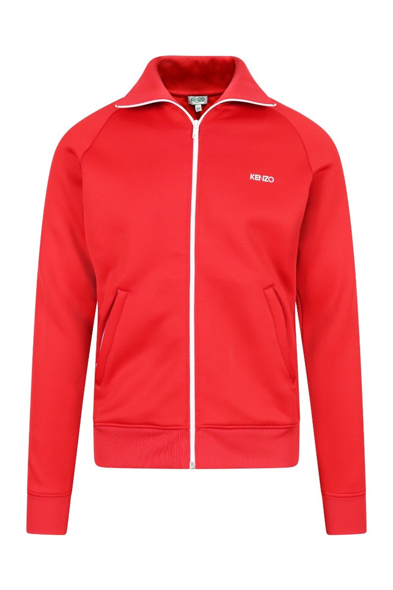 Kenzo Logo Jacket Men Fashion Polyamide-Blend Long-Sleeve Trendy Casual Outwear