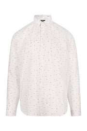 Dots Printed Shirt Kenzo Man Basic Casual Collar Formal Menswear 
