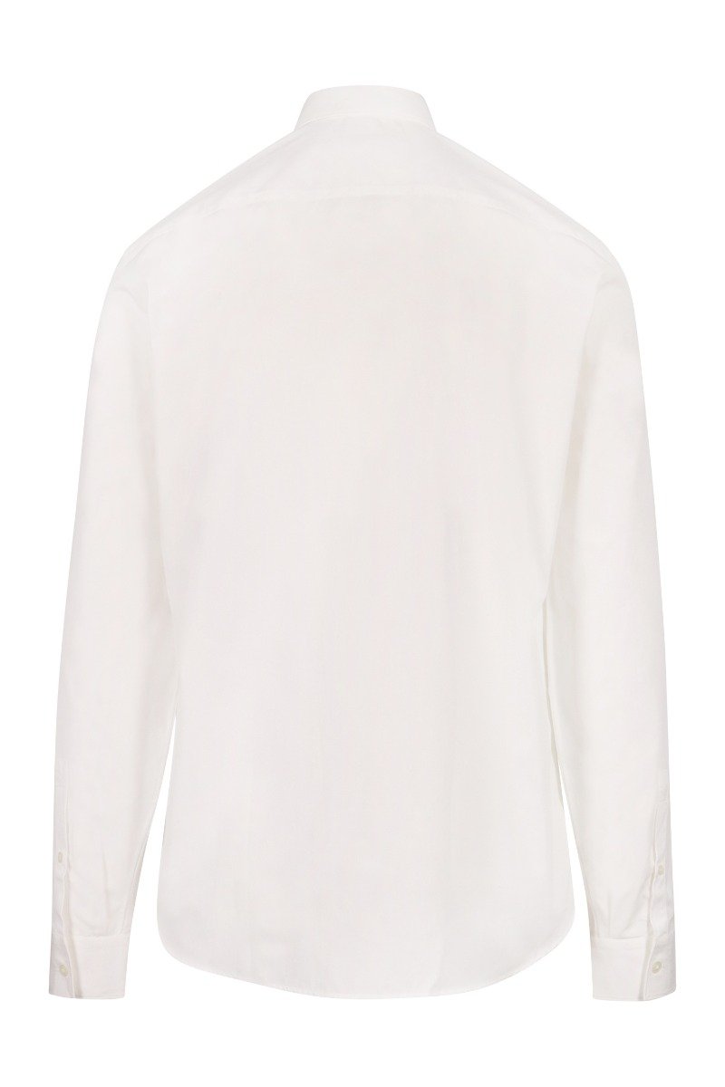 Kenzo Signature Shirt Men Fashion Long-Sleeve Cotton Casual Classic
