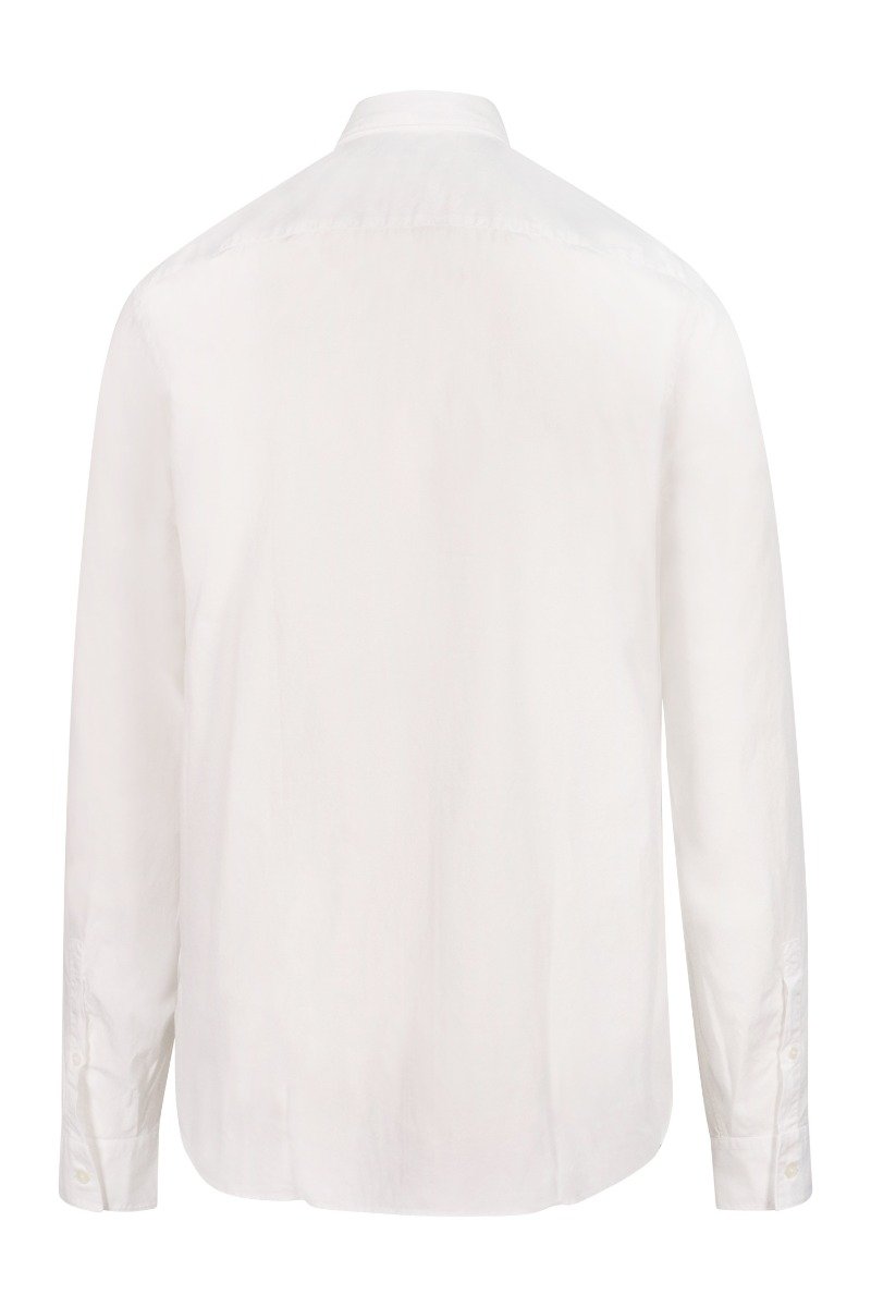 Tiger Shirt Men Fashion Kenzo Paris Cotton Long Sleeve Semi Formal Slim Fit