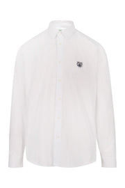 Tiger Shirt Men Fashion Kenzo Paris Cotton Long Sleeve Semi Formal Casual Slim Fit