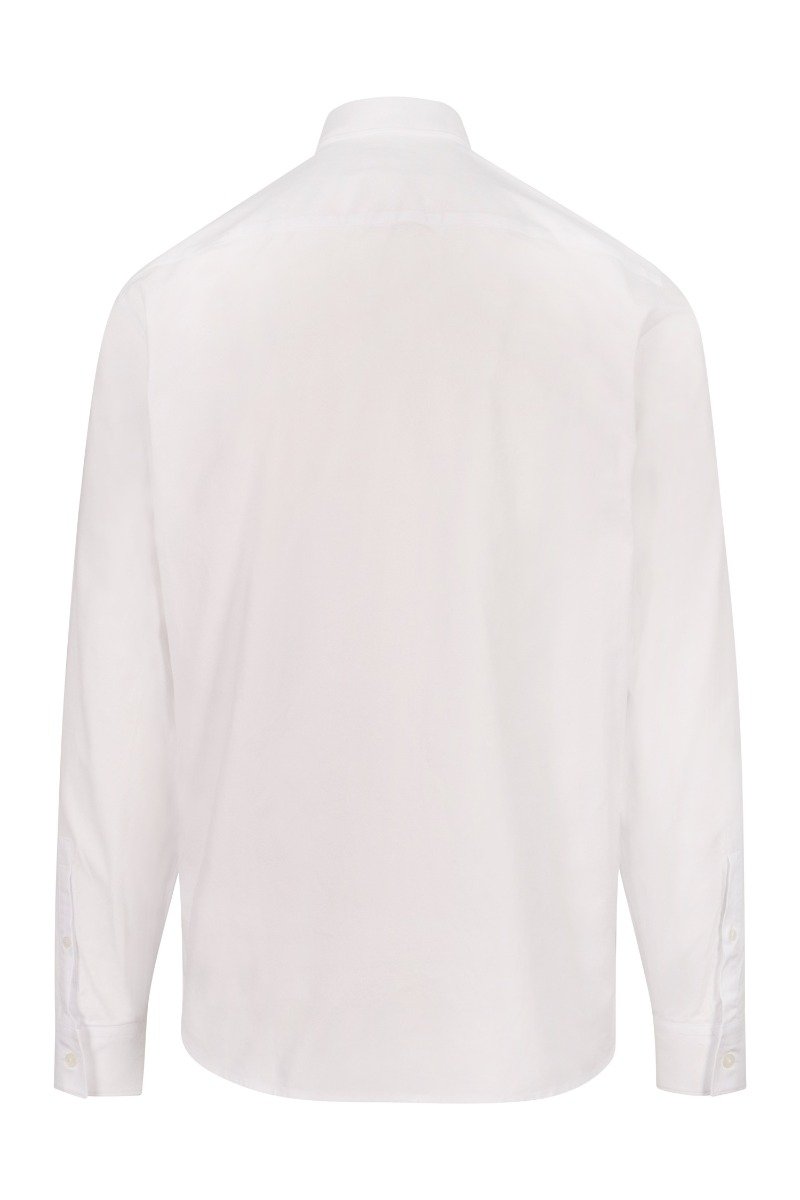 Tiger Shirt Men Fashion Kenzo Paris Cotton Long Sleeve Semi Formal Casual Slim Fit