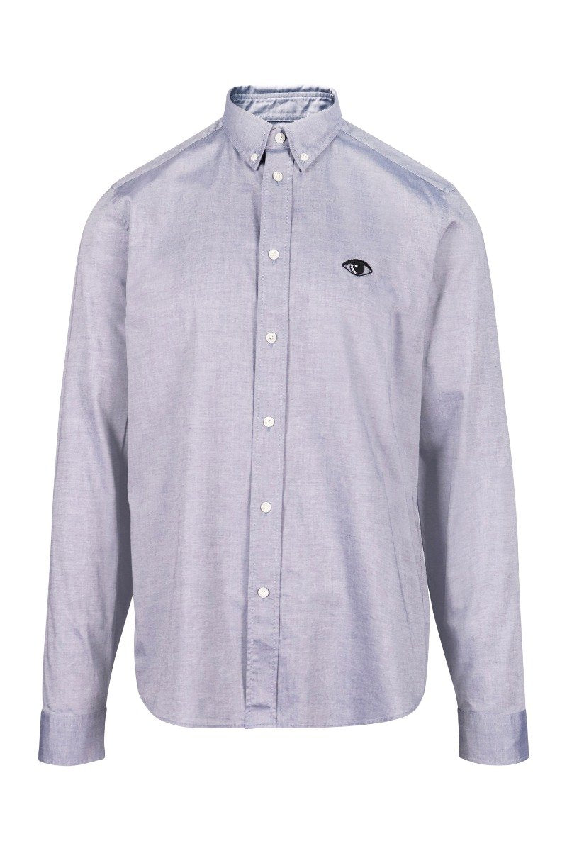 Eye Oxford Shirt Kenzo Paris Smart Casual Formal Embroidery