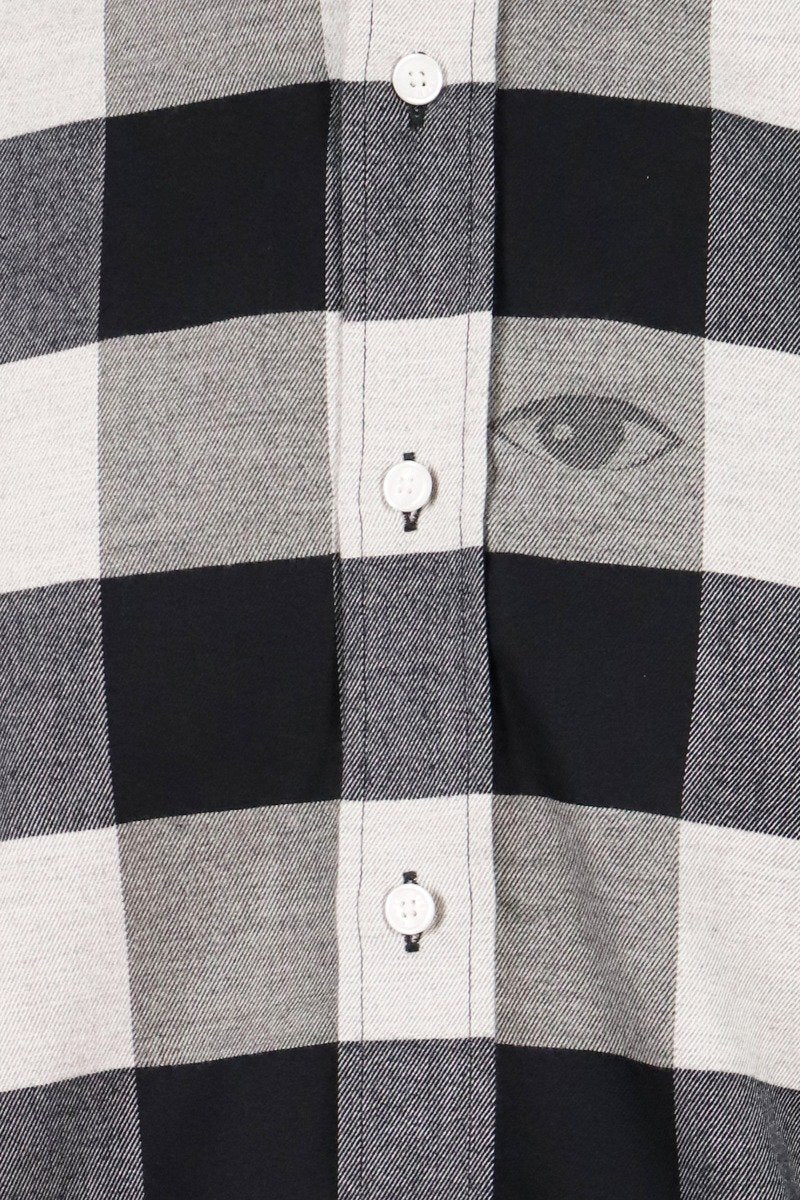 Eye Shirt Cotton Checkered Smart Casual Basic Menswear 