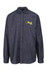 Jumping Tiger Denim Shirt Kenzo Embroidered Long Sleeve