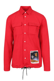 Movie Poster Shirt Men Fashion Kenzo Paris Cotton Long-Sleeve Stylish Trendy