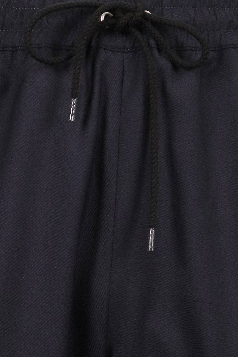 Straight Leg Trousers Men Fashion Kenzo Paris Long Pants Wool Blend Casual Stretchable
