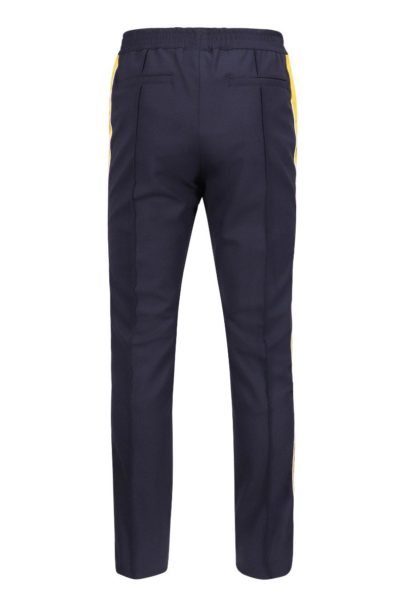 Dual-Coloured Trousers Bottom Casual Basic Pants Sports