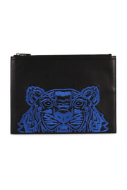 A4 Tiger Clutch Embroidery Designer Fashion Logo Black Deals Promotion Best Price Kenzo Paris Fashion Unisex Men Women Gift Leather 