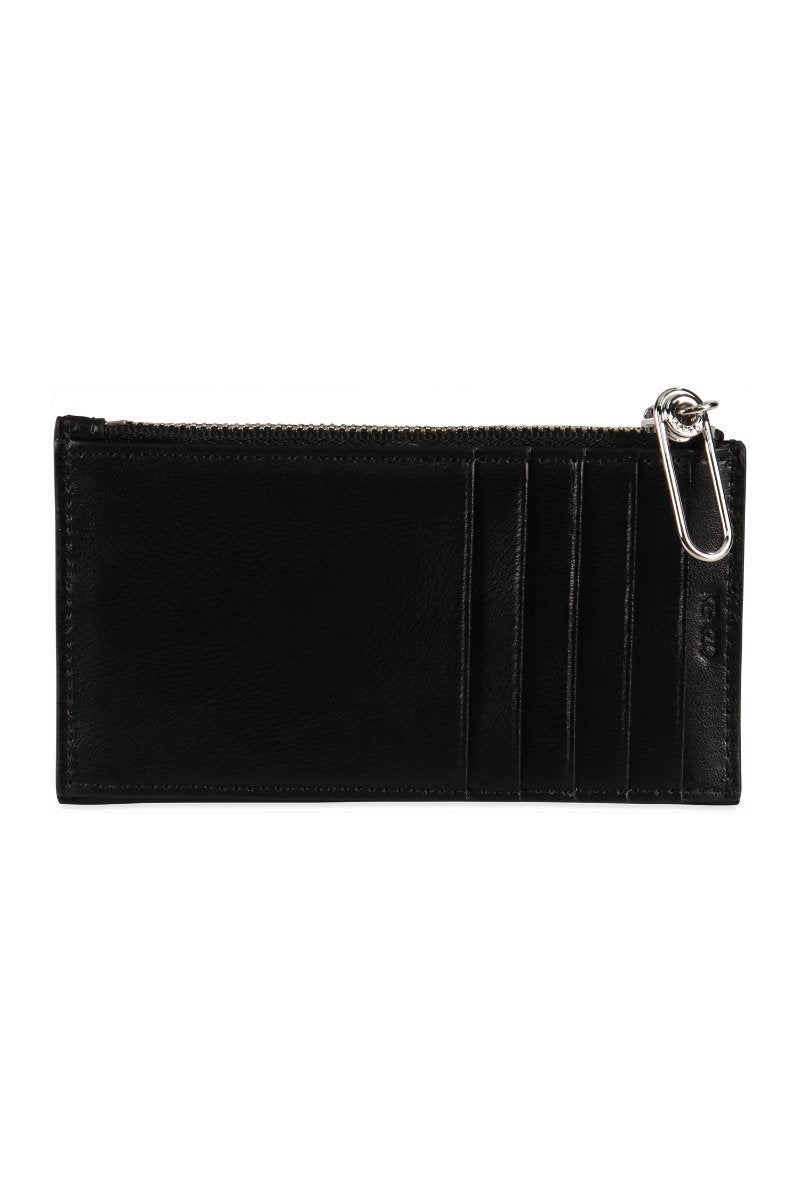 Kenzo Logo Card Holder Cute and Portable Leather Classic Big Wording