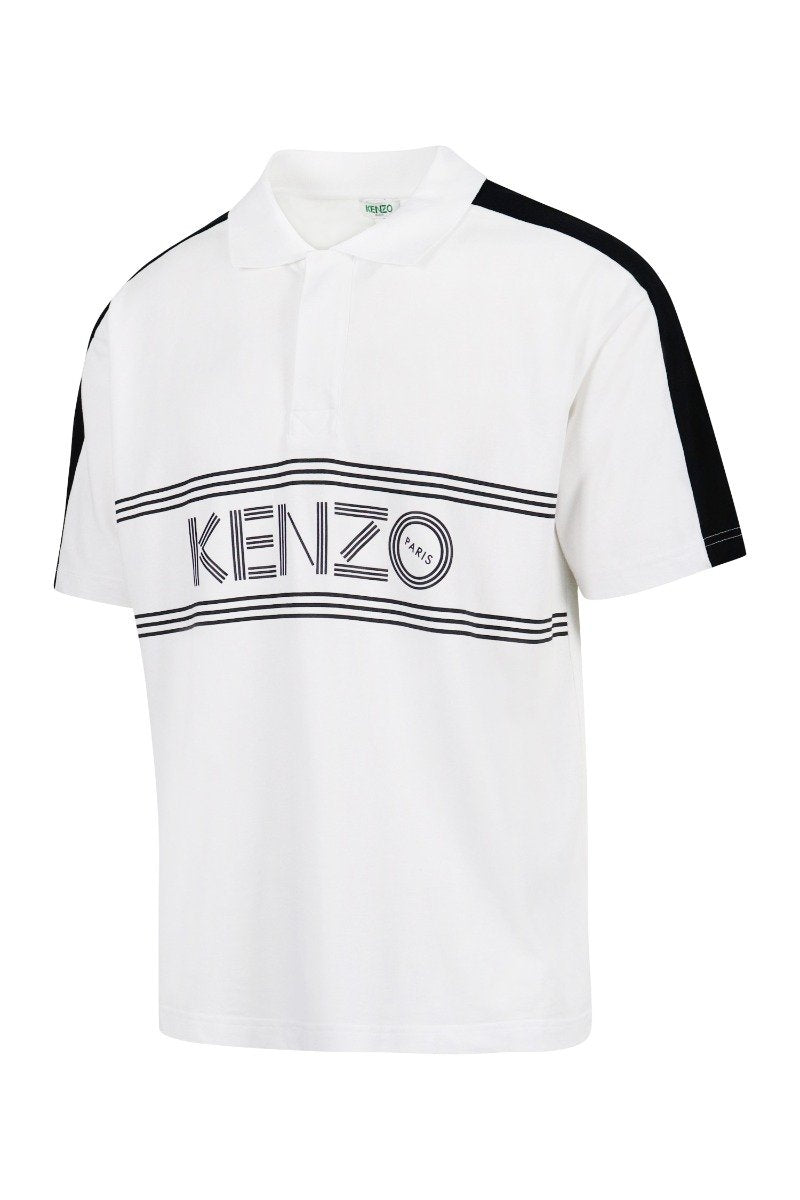 Kenzo Logo Polo Shirt Men Fashion Short-Sleeve Cotton Casual Classic Smart