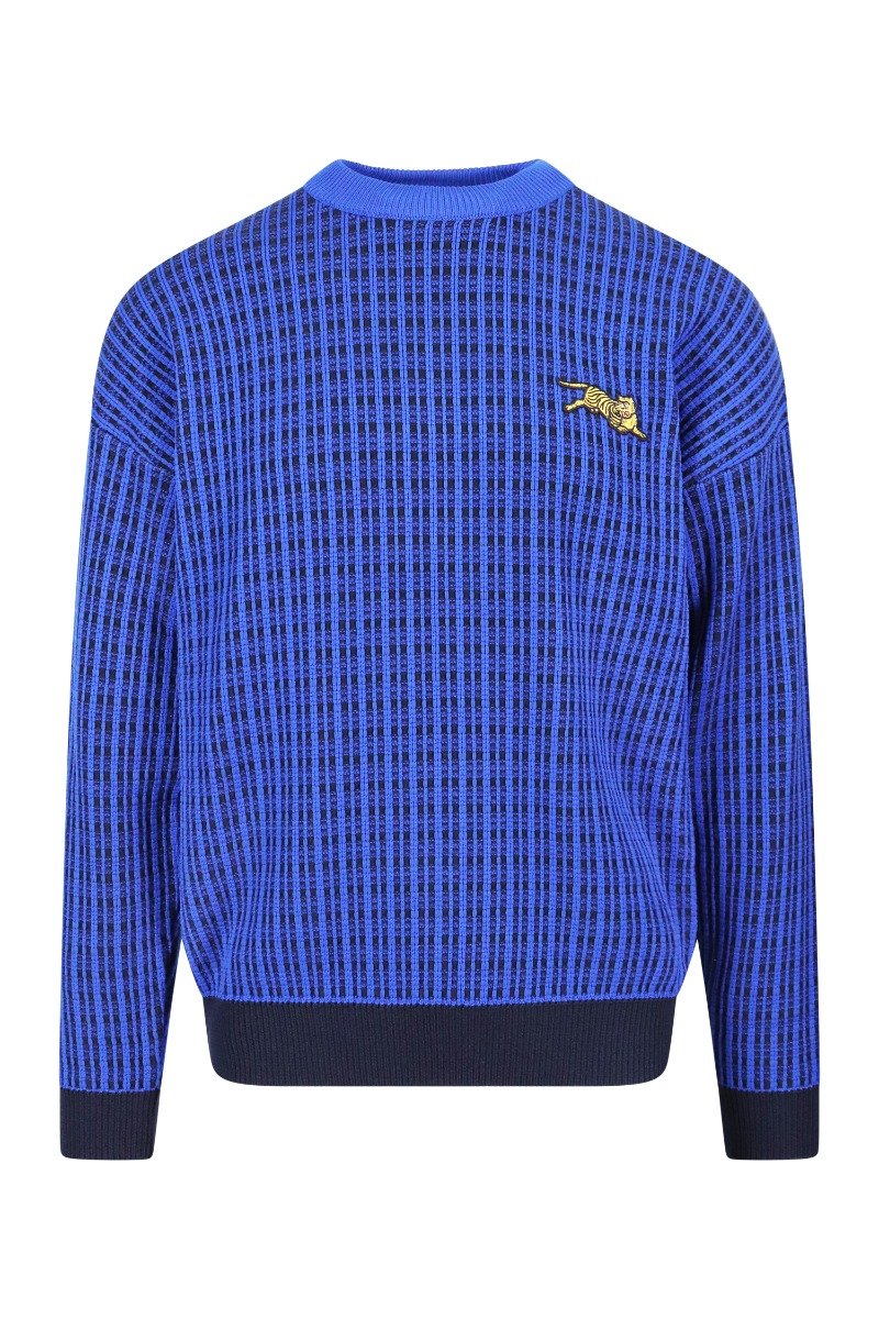Jumping Tiger Sweater Kenzo Wool Blend Sweater