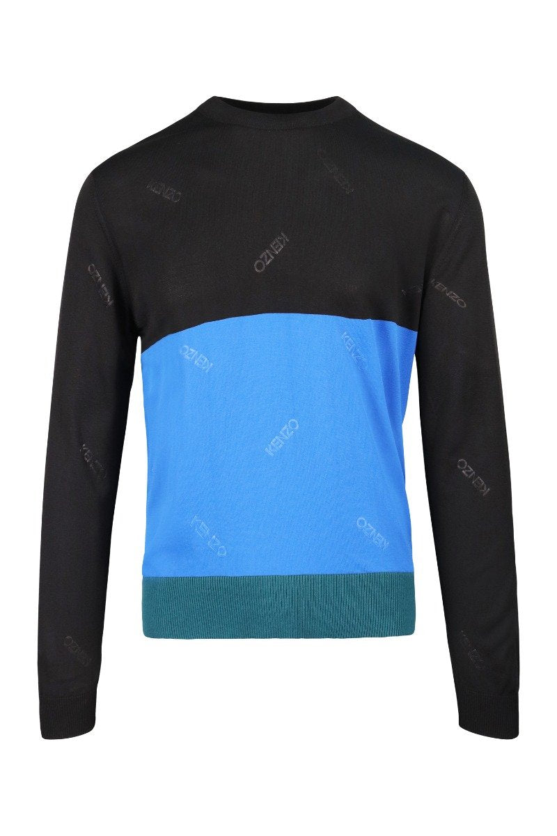 Kenzo Logo Sweater Men Fashion Long-Sleeve Polyester-Blend Casual Chic Trendy