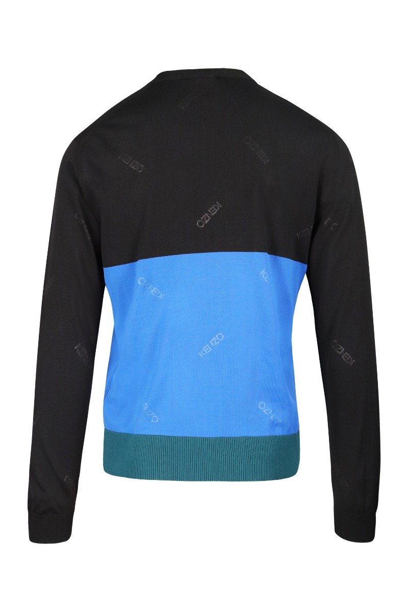 Kenzo Logo Sweater Men Fashion Long-Sleeve Polyester-Blend Casual Chic Trendy