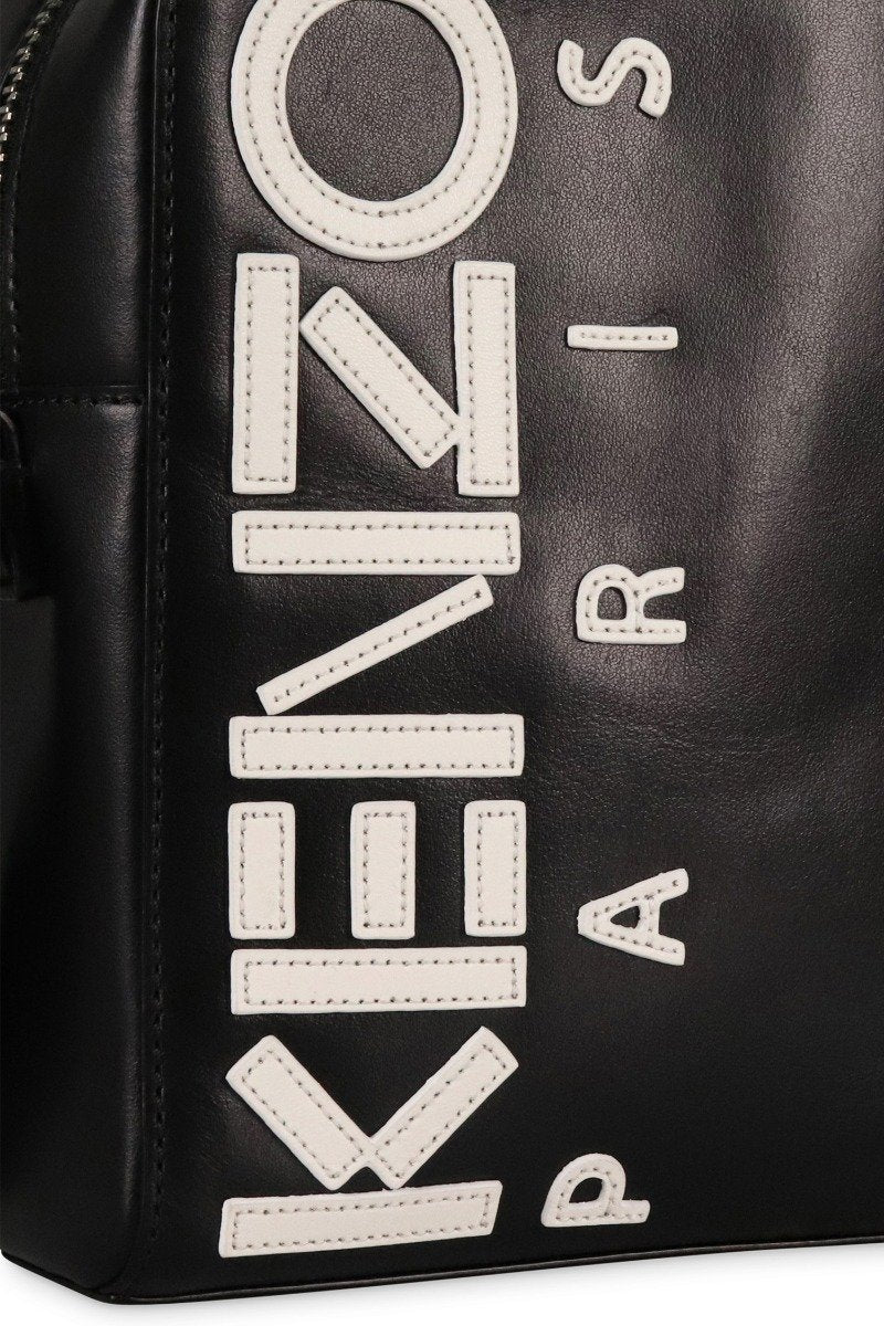 Kenzo Paris Cross Body Bag Fashion Calf-Leather Trendy Hipster Casual Streetwear Accessories