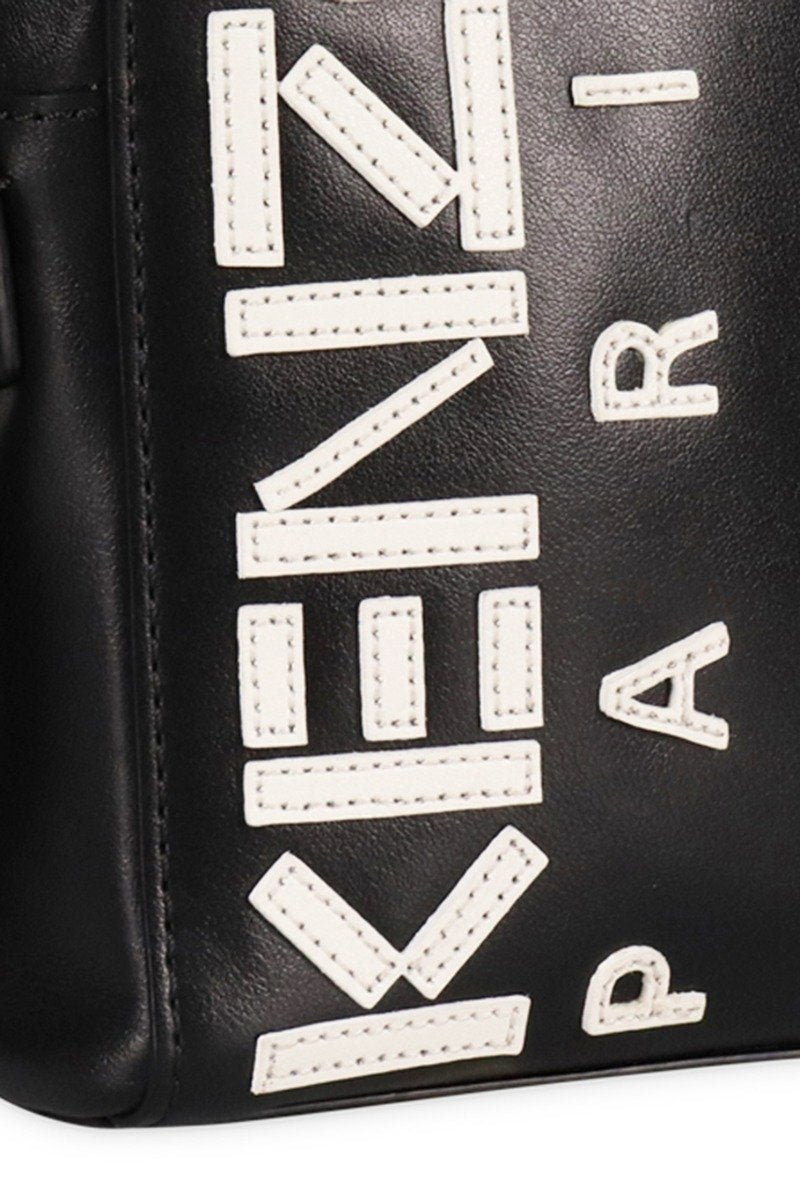 Kenzo Paris Cross Body Bag Fashion Calf-Leather Trendy Hipster Casual Streetwear Accessories