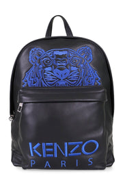 Tiger Bagpack Kenzo Paris Fashion Bag Calf Leather Accessories Travel Outing