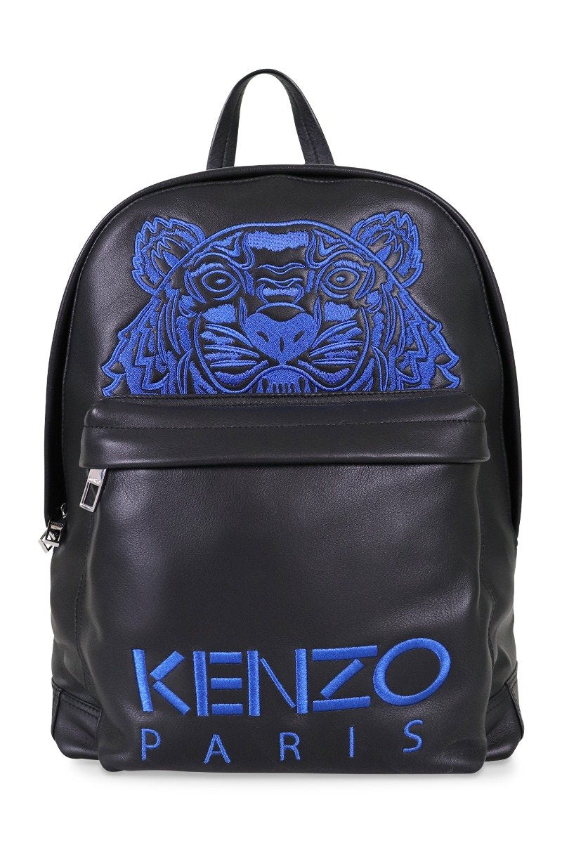 Tiger Bagpack Kenzo Paris Fashion Bag Calf Leather Accessories Travel Outing
