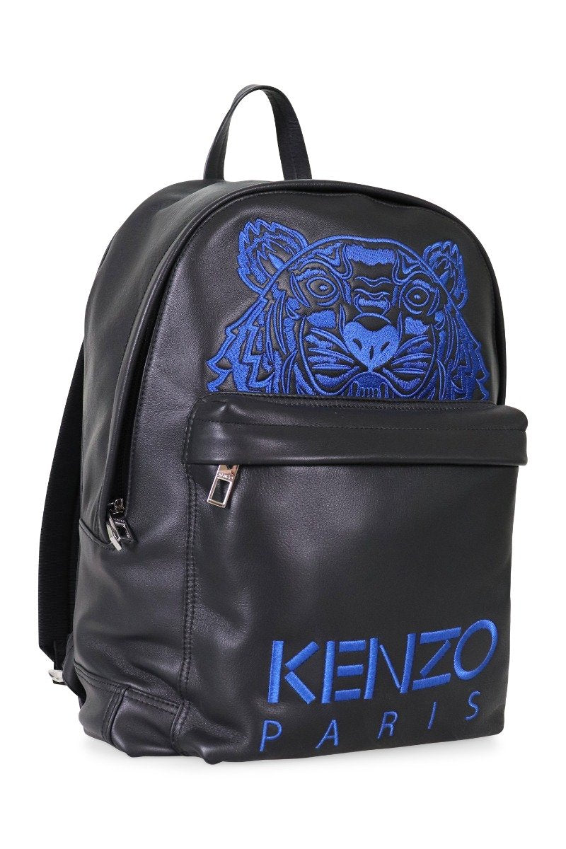 Tiger Bagpack Kenzo Paris Fashion Bag Calf Leather Accessories Travel Outing