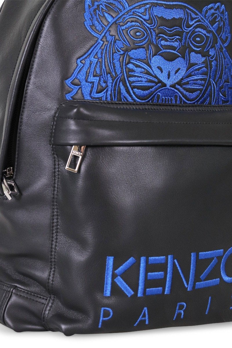 Tiger Bagpack Kenzo Paris Fashion Bag Calf Leather Accessories Travel Outing