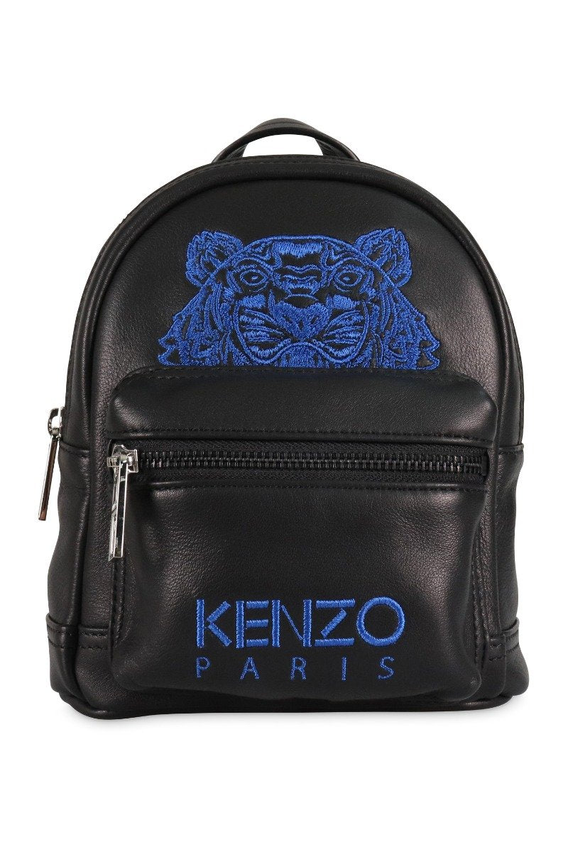 Tiger Mini Backpack Kenzo Paris Calf Leather Fashion Accessories Crossbody Bumbag