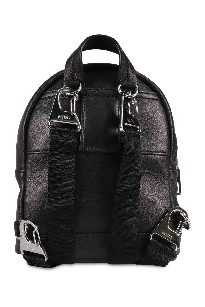 Tiger Mini Backpack Kenzo Paris Calf Leather Fashion Accessories Crossbody Bumbag