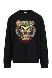 Dragon Tiger Sweatshirt Cotton Crew Neck Kenzo Paris Unisex Men Women