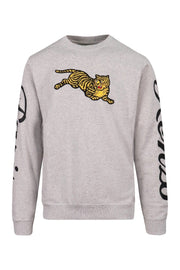 Jumping Tiger Sweatshirt Kenzo Sweatshirt Cotton Crew Neck Casual