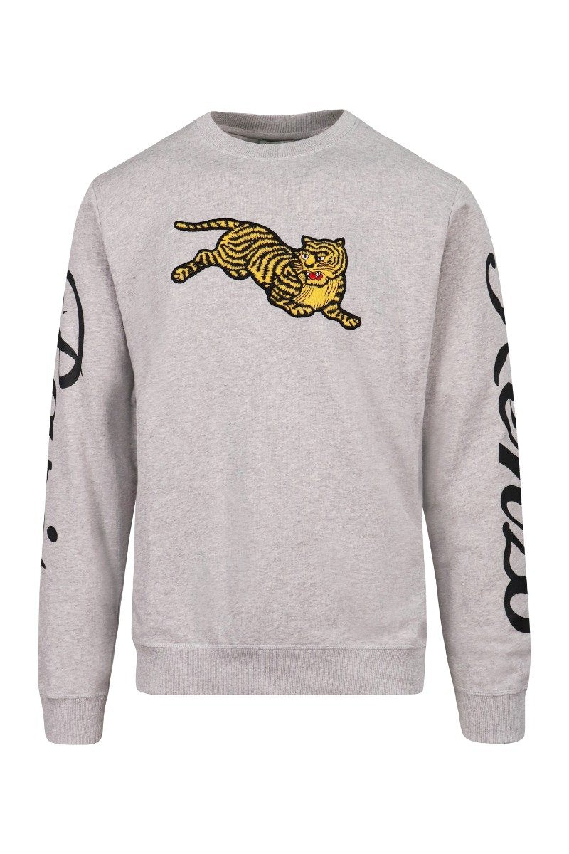 Jumping Tiger Sweatshirt Kenzo Sweatshirt Cotton Crew Neck Casual