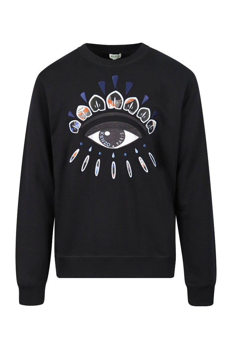 Eye Sweatshirt Cotton Long Sleeves Kenzo Paris Fashion Sweater Basic Casual